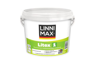 Краска ВД LINNIMAX Litex/Литекс 1 для внутренних работ База 1 2.5л.